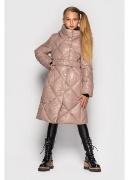 Cvetkov зимове пальто для дівчинки Евеліна Капучіно